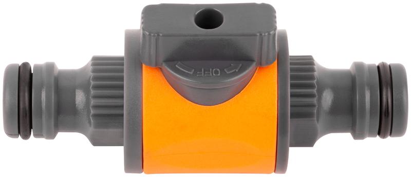 Переходник двухкомпонентный с запорным клапаном FIT 77756