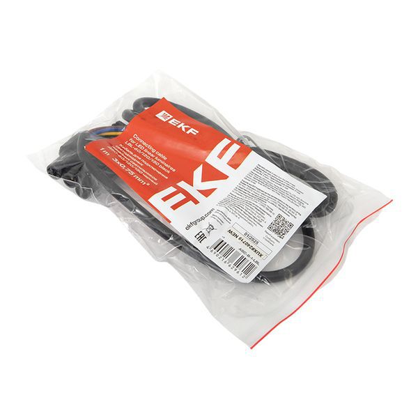 Кабель для подключения светодиодных линейных светильников ДБО-60/120/150 1м 3x0.75 черн. EKF ASC-B-1-LBL