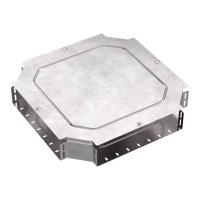 Ответвитель Х-образный с крышкой Стандарт 400х100 Промрукав PR16.0642