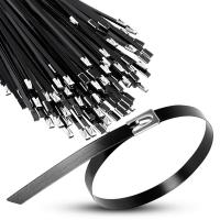 Хомут кабельный 4.6х100 сталь ANSI 304 с покрытием TOKOV ELECTRIC TKE-HM304-4.6-100-C/100