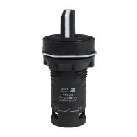 Переключатель 3 положения OptiSignal Compact D22 С7-S-320 черн. 2НО XB7ND33 КЭАЗ 362138